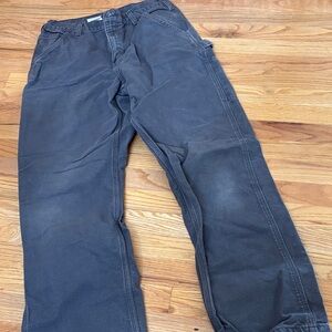 Carhartt Charcoal Work Pants
